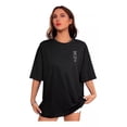 thumbnail image 1 of Playera Oversize Algodón Mujer Casual Deportiva Gym Yoga, 1 of 6
