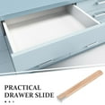 thumbnail image 3 of ELAYARD 2Pcs Dresser Track Replacement Light Yellow Metal Smooth Sliding For Homeowners, 3 of 8