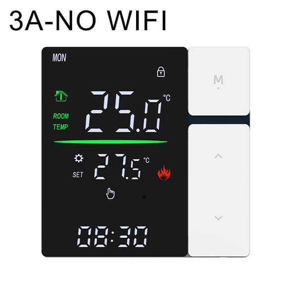 Smart Thermostat Control Panel: Energy-Saving & Programmable Heating Solution!