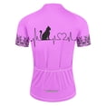 thumbnail image 4 of Nueva ropa de ciclismo con estampado de latidos de gato, ropa de ciclismo profesional para mujer, ropa de ciclismo de montaña de manga corta, 4 of 5