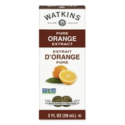 Watkins Pure Orange Extract, 2 fl oz (Plastic Container, Non-GMO project verified, Kosher Organic )