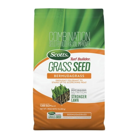 Scotts Turf Builder Grass Seed Bermudagrass, 1 lb.
