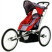 Schwinn - Joyrider Jogging Stroller, Red and Grey