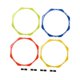 thumbnail image 5 of 4 piezas de aros de agilidad, aros de velocidad multifuncionales, equipo de entrenamiento para ejercicios de velocidad L, 5 of 9