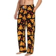 thumbnail image 6 of Logiee Cartoon Pizza Print Pajama Pants for Men,Men’s Pajama Bottoms,Mens PJ Pants with Pockets & Button Fly-Medium, 6 of 6