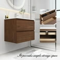 thumbnail image 5 of 30 inch Bathroom Vanity with Sink,Mordern Floating Bathroom Cabinet,Wall Mounted Vanity, 5 of 13