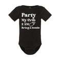 thumbnail image 3 of Party At My Crib Onesie Bodysuit, Funny Cute Baby Shower Baby Bodysuit Infant Romper Onesie Creeper Newborn, Baby Shower Gift for Newborns, 3 of 5