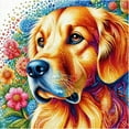 thumbnail image 1 of Colourful Dog - DIY Diamond Painting, 1 of 6