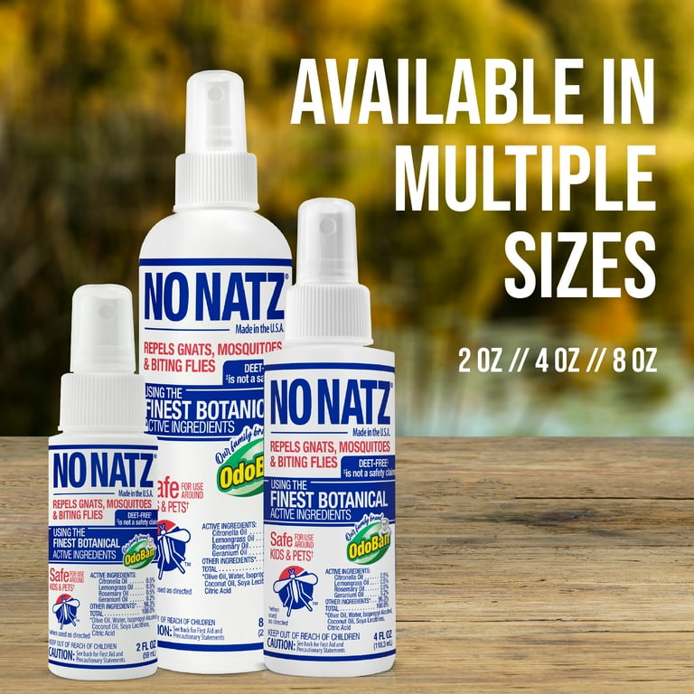No Natz DEET-Free Botanical Bug Repellent, Child Safe Insect Spray