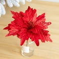 thumbnail image 6 of Yonrjhukm Christmas Glitter Magnolia Decoration, Artificial Flower with Stems for Tree, Wreath, Home, Holiday, Party & New Year Decor, Durable Realistic Cloth Design, 6 of 6