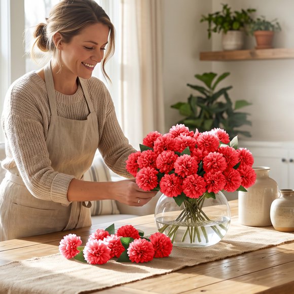 MKHSQHDG Sales Today Clearance Pack for Home Wedding Centerpieces Indoor Outdoor Floral Arrangements Long Realistic