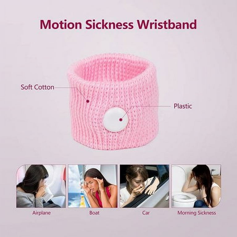 Travel Wristbands,Travel Motion Sickness Relief Wrist Band,Natural Nausea  Relief,4-Pair : : Health & Personal Care
