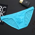 thumbnail image 1 of Ropa interior sexy transparente para hombre, ropa interior ultrafina de tiro bajo de nailon y seda de hielo transparente, 1 of 6
