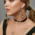 thumbnail image 6 of Gothic Choker Necklace Adjustable Premium Retro Alloy Plated Black Velet Pendant Sun, 6 of 8