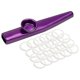 thumbnail image 4 of 24-pack Metallic Kazoo with 24 Kazoo Flute Membranes in 6 Colors, Perfect Accessory for Ukulele, Violin{HH}, 4 of 4