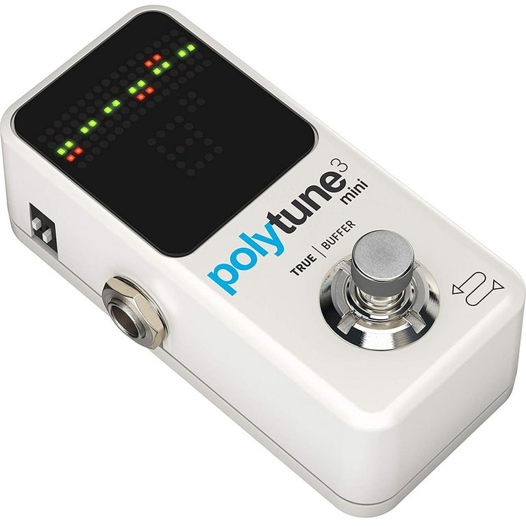 TC Electronic PolyTune 3 Polyphonic Mini Pedal Tuner White
