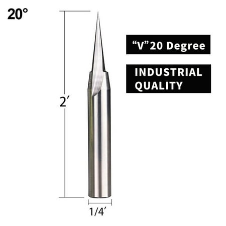 

Tungsten Steel Engraving Drill Bit Cnc Drill Bit V-Point Milling Cutter