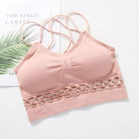 

Clearance Sale Women Wrap Chest Bras Lace Underwear Removable Padded Brassiere