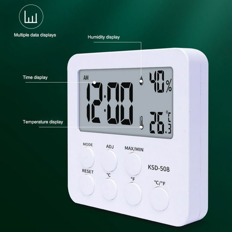 Mduoduo Digital Wetterstation Innen Außen Thermometer Wireless