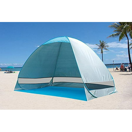 Flyingus Outdoor Automatic Pop up Instant Portable Cabana Beach Tent, 2-3 Person Camping, Fishing, Hiking, Picnicking Anti UV Beach Tent/Shelter, Sets Up in