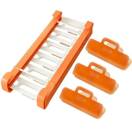 

Seal A Meal Vacuum Food Sealer Parts Seal Bag Sealer 2 in 1 Mini Food Sealer Refrigerator Ziplock Bag Storage Rack Telescopic Refrigerator Drawer Storage Rack Seal Bag Hanging Storage Clip Slide Rail