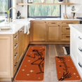 thumbnail image 5 of On Sale Huayishang Carpet,Polyester Carpet,2Pcs Autumn Kitchen Carpet Set Anti Slip Washable Thanksgiving Area Pumpkin Maple Turkey Kitchen and Bathroom Carpet Used As A Holiday Autumn Celebration Mat, 5 of 5