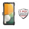 thumbnail image 5 of Njjex Phone Cases for Samsung Galaxy A13 5G (2021) 6.5", [Buit-in Temerped Glass Screen Protector] Combo Holster Belt Clip [Heavy Duty] [Kickstand] Full-Body Rugged Holster Case (Black), 5 of 9