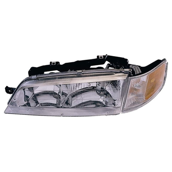KAI New CAPA Certified Standard Replacement Driver Side Headlight Combination Assembly, Fits 1994-1997 Honda Accord Coupe