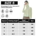 thumbnail image 2 of A green sunscreen clothing female summer ice silk sun protection clothing breathable sunscreen clothing - S, 2 of 5