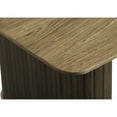 thumbnail image 2 of Unique Furniture Nola 75"W Oak Wood Rectangular Dining Table in Smoked Oak, 2 of 3