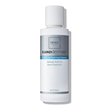 Obagi CLENZIderm M.D. Daily Care Foaming Facial Cleanser and Acne Treatment, 4 Oz