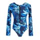 thumbnail image 1 of Traje de baño de una pieza de manga larga con protección contra erupciones para mujer Traje de baño para surf con cremallera, 1 of 5