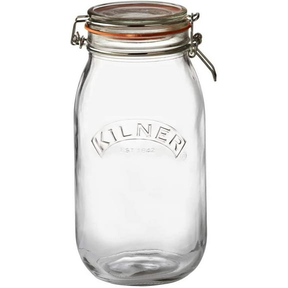 Kilner Storage Jar - Wire Bail - Round - 2 L - 6 pack