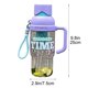 thumbnail image 3 of Botella de agua de plástico para beber, jarra de hidratación bidireccional con pajita y sorbo directo, botella deportiva portátil sin BPA, recipiente reutilizable a prueba de derrames para el hogar,, 3 of 6