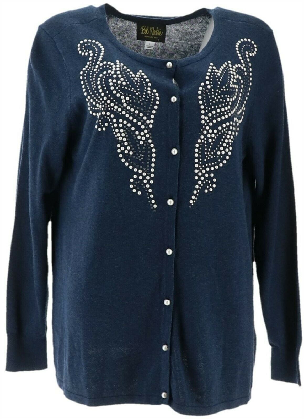 embellished long cardigan