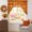 Burnt Orange White, variant on Thanksgiving Give Thanks Swag Valances for Windows, Small Curtains Drapes, Fall Maple Leaves Indigo Blue Kitchen Window Curtains Over Sink Window Treatment Valance for Bedroom/Bathroom 56"x36"