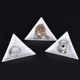thumbnail image 1 of Equilateral Triangle Plate For Jewelry Beads Storage Environmental plastic 10pcs, 1 of 5