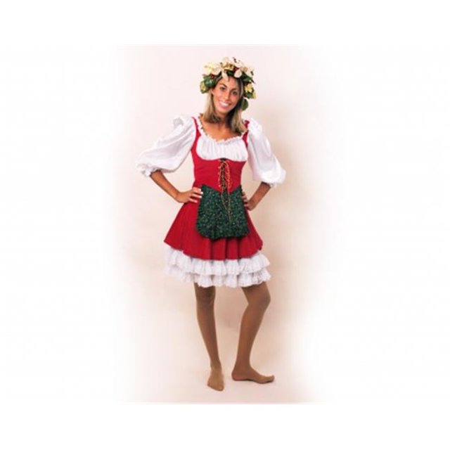 3599-L-XL Miss Santa Costume Medium-Large