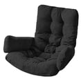 thumbnail image 1 of Cojín del asiento Zulema Cojines extraíbles para silla de Huevo Negro, 1 of 8