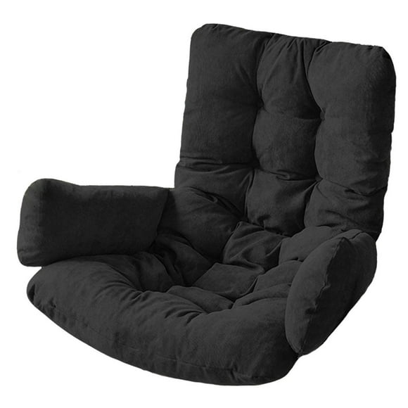 Silla de huevo para Patio, hamaca colgante, cojines para silla, cojines para columpio de jardín, alfombrillas para silla, columpio, cojín para asiento Negro