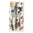 thumbnail image 2 of Thanksgiving Thankful Autum, Fall Leaves, Napkin Set, 2 of 6