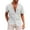 Grey, variant on BOBOGOJP Mens Shirt Solid Pocket Short Sleeve Button-Down Shirt,White XXL