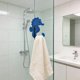 thumbnail image 4 of Adorable gancho de baño con forma de caballito de mar: organizador de pared sin taladros for toallas y batas, 4 of 4