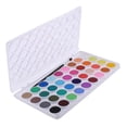 thumbnail image 3 of Juego de 36 Pinturas de Acuarela Sólidas Surtidas + 6 Puntas de Pincel Surtidas s de Pincel de Agua para Al Aire Libre, Colorear para Niño Macarena Pluma de cepillo de almacenamiento de acuarela, 3 of 8