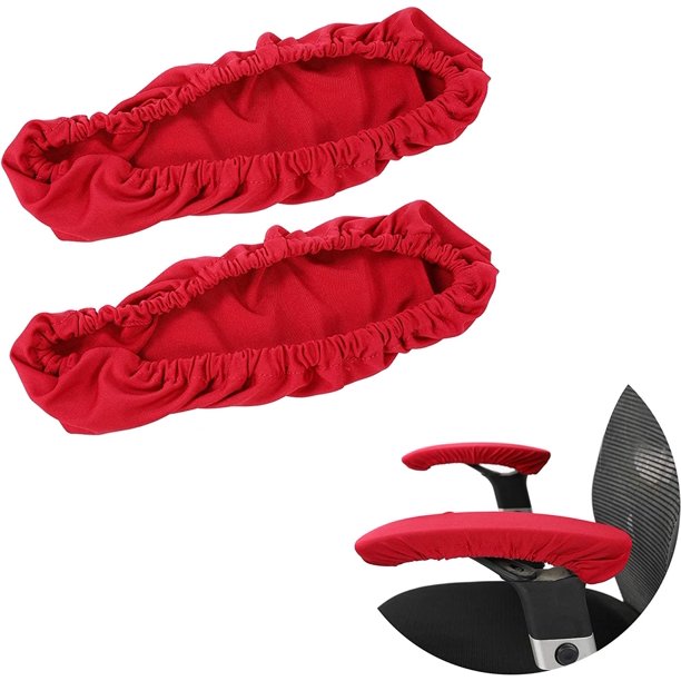 1 par de fundas de reposabrazos de silla de tela de punto elástico almohadilla de reposabrazos de silla de ruedas de oficina cubierta de alivio de presión de antebrazo de codo (rojo) brillar Electrónica