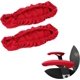 thumbnail image 1 of 1 par de fundas de reposabrazos de silla de tela de punto elástico almohadilla de reposabrazos de silla de ruedas de oficina cubierta de alivio de presión de antebrazo de codo (rojo) brillar Electrónica, 1 of 5
