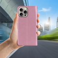 thumbnail image 2 of Wallet Case for iPhone 16 Pro 6.3" with Card Slot Holder Kickstand, Glitter Bling Diamond Rhinestone Owl PU Leather Flip Folio Cover with Wrist Strap for Apple iPhone 16 Pro MTY-Rose Gold, 2 of 7