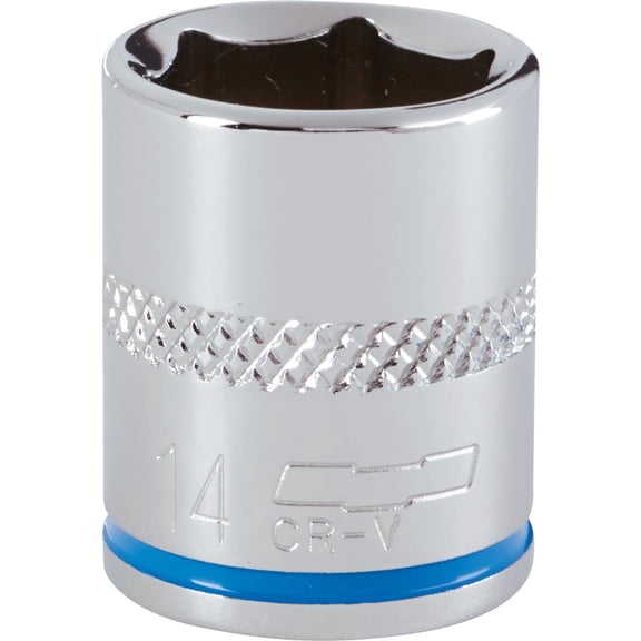 Channellock 1/4" Drive 14 mm 6-Point Shallow Metric Socket