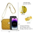thumbnail image 4 of KXF Ladies Crossbody Bag Multi-Pocket Shoulder Bag Waterproof Nylon Handbag Small Cellphone Purse Wallet for Women, 4 of 7