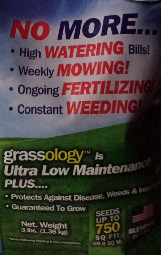Telebrands 7811-6 Grassology Grass Seed, 3 Lbs